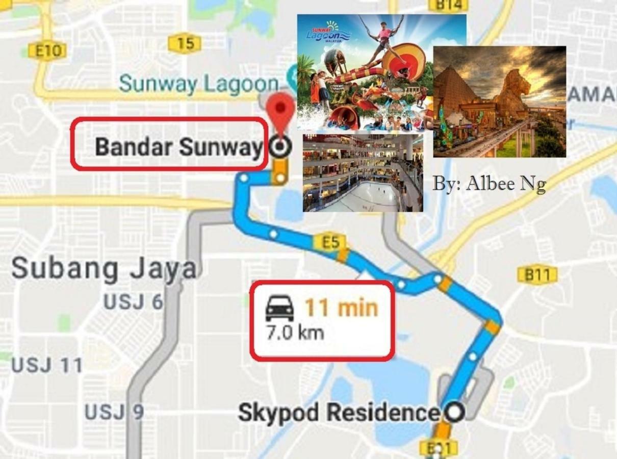 Puchong Skypod Residence, High Floor Balcony Unit, Walking Distance To Ioi Mall, 10Min Drive To Sunway Zewnętrze zdjęcie
